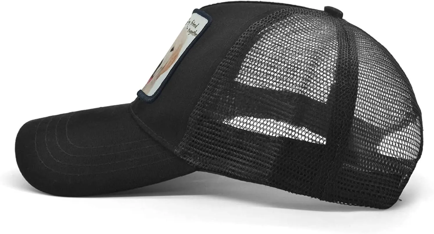 Animal Baseball Cap Patch Embroidered Women Trucker Hat Men Plain Mesh Adjustable Outdoor Sport Hunt Ball Caps