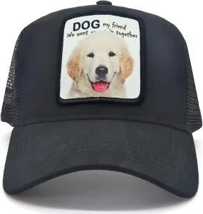 Animal Baseball Cap Patch Embroidered Women Trucker Hat Men Plain Mesh Adjustable Outdoor Sport Hunt Ball Caps