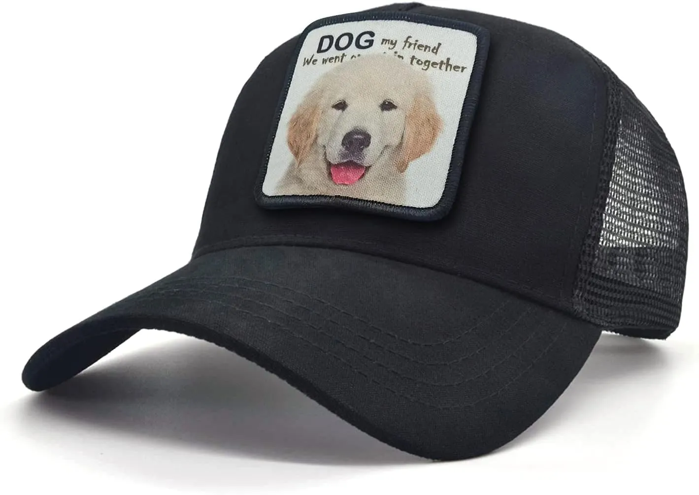 Animal Baseball Cap Patch Embroidered Women Trucker Hat Men Plain Mesh Adjustable Outdoor Sport Hunt Ball Caps