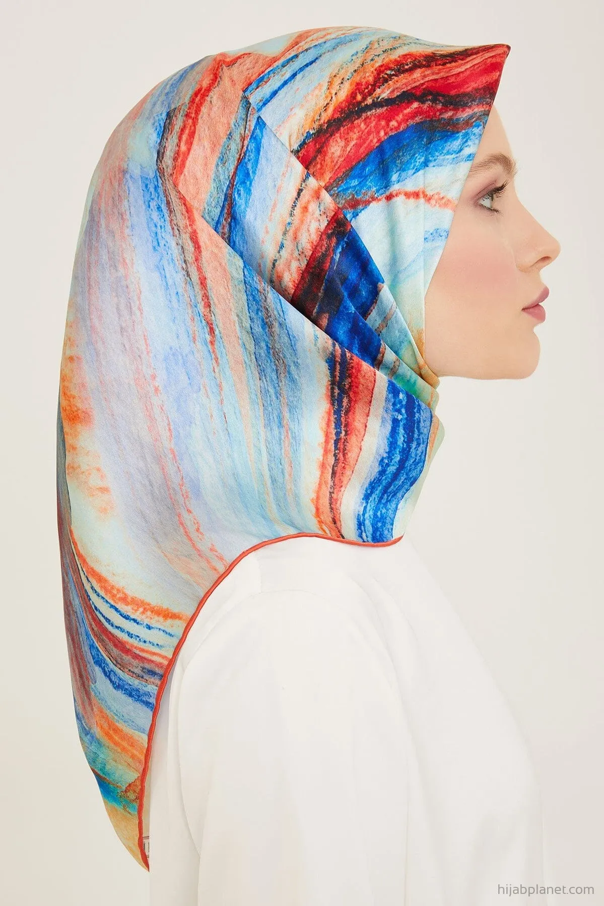 Armine Debussy Abstract Silk Scarf #3