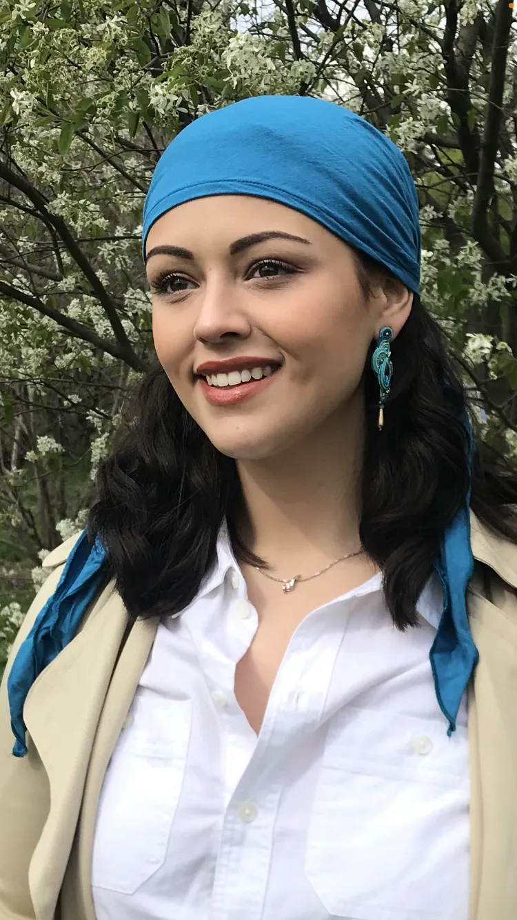 Breathable Hemp Pre Tied Head Scarf | Gift Hair Scarf  Made From Sustainable Hemp Fabric Made in USA