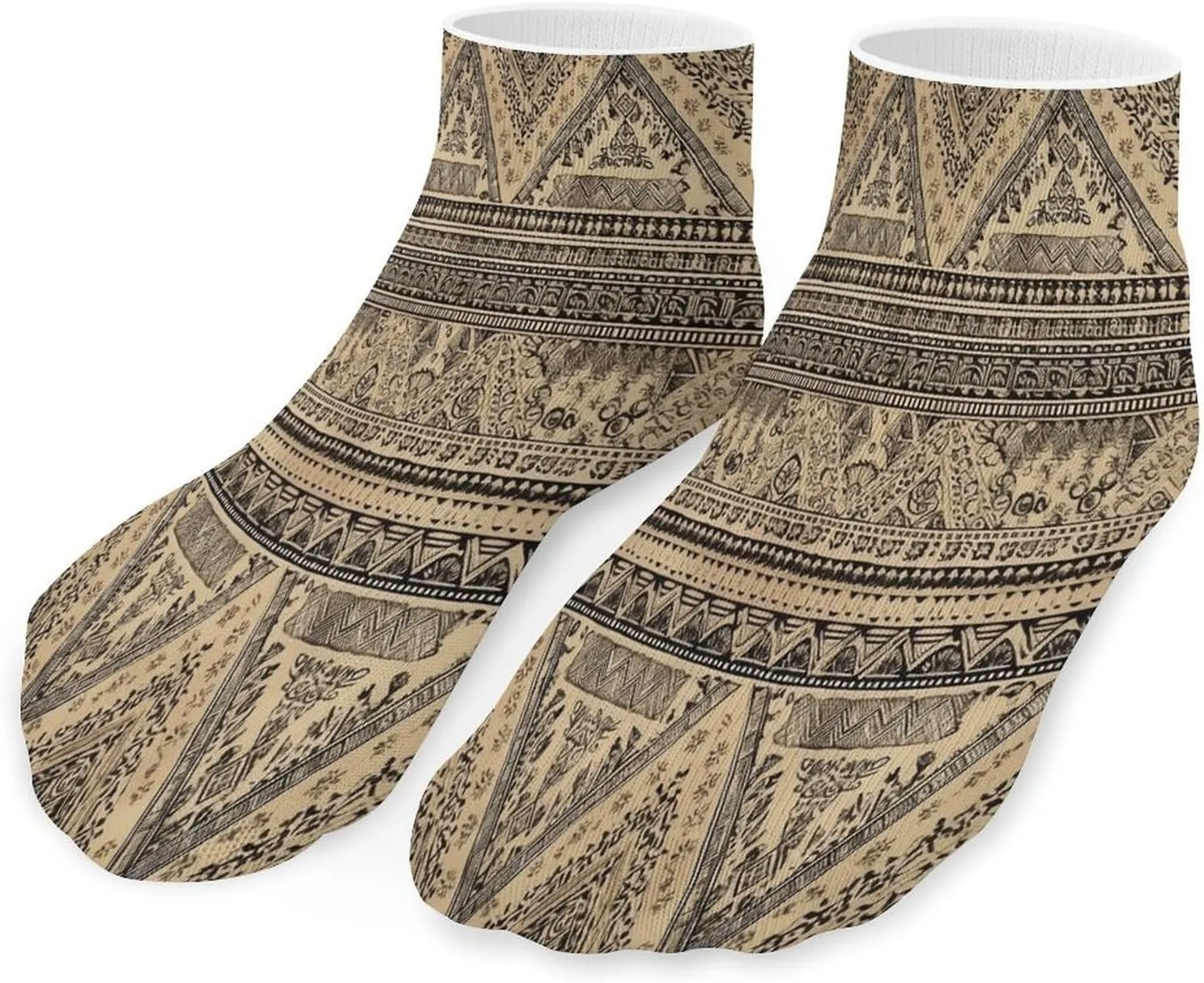 Bronze And Black Socks Low Cut Ankle Short Sock Novelty Casual Invisible Liner Socks for Men Women