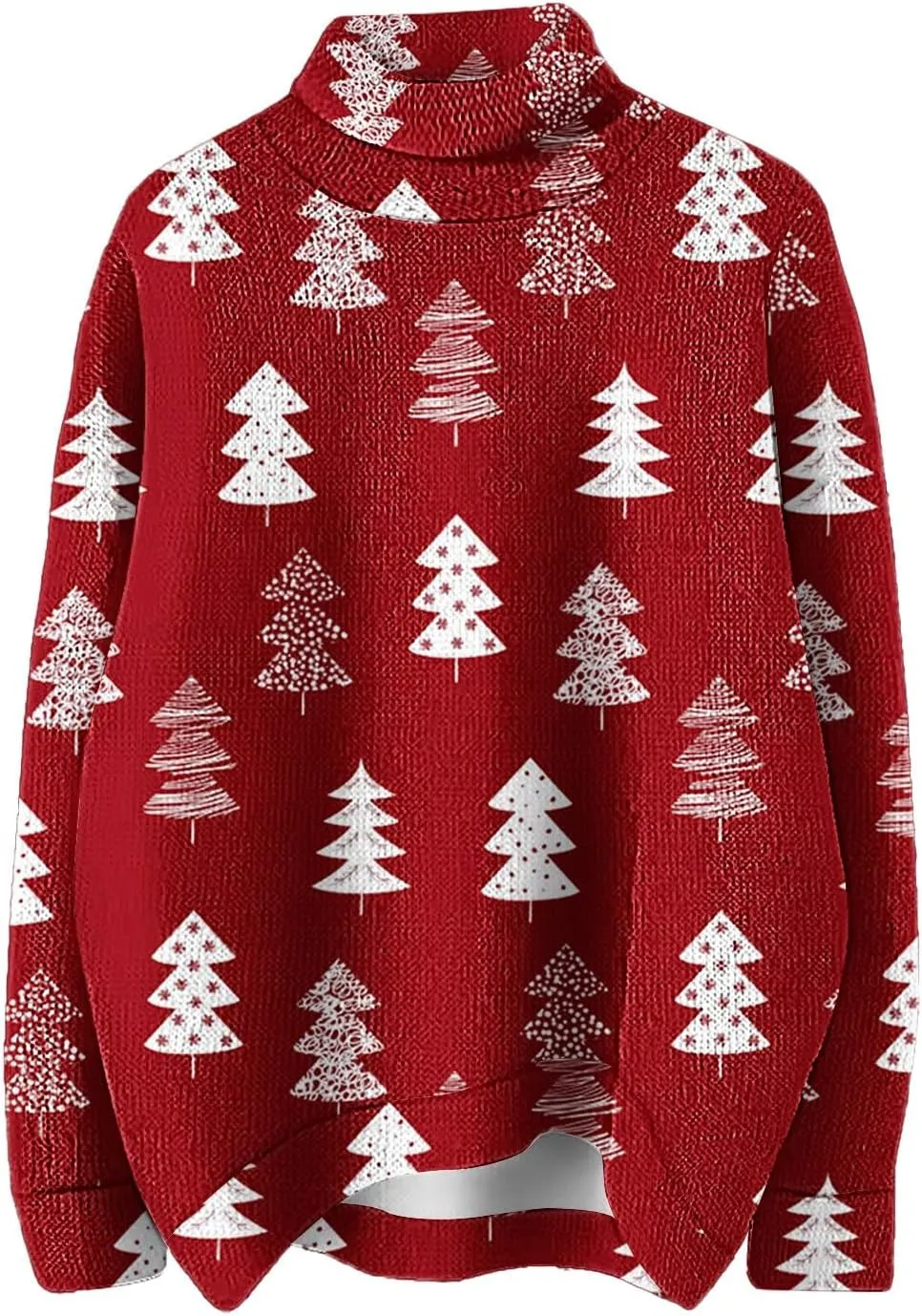 Christmas Sweaters for Women Warm Winter Casual Turtleneck Pullover Comfy Long Sleeve Knit Sweater Fall Winter Outfits