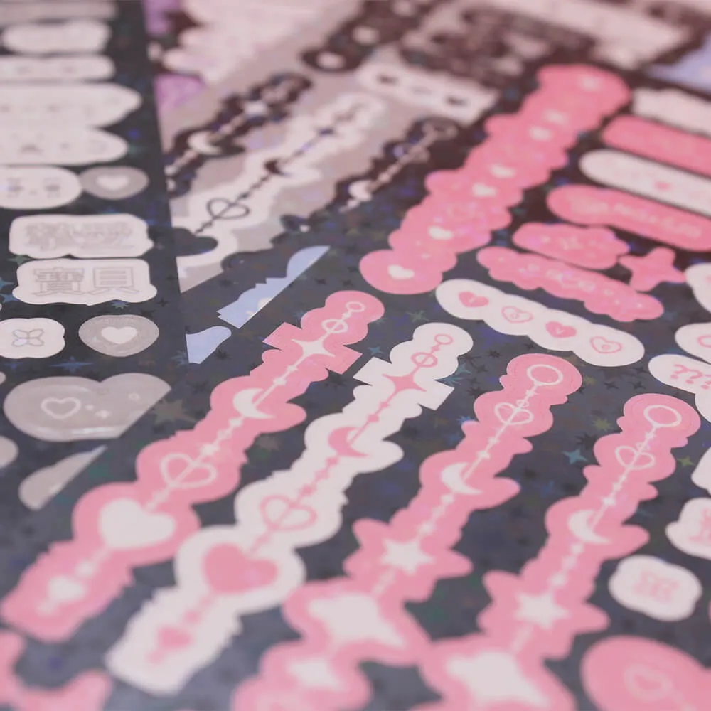 Kaomoji Dreamy Deco Stickers