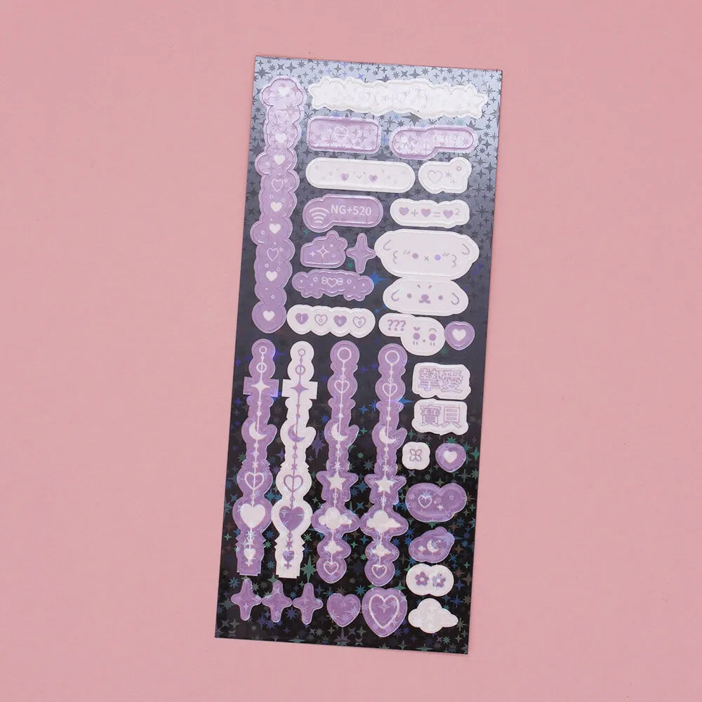 Kaomoji Dreamy Deco Stickers