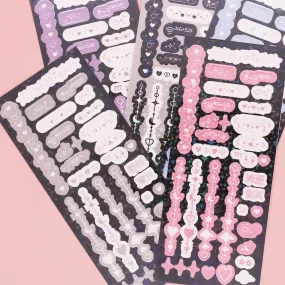 Kaomoji Dreamy Deco Stickers