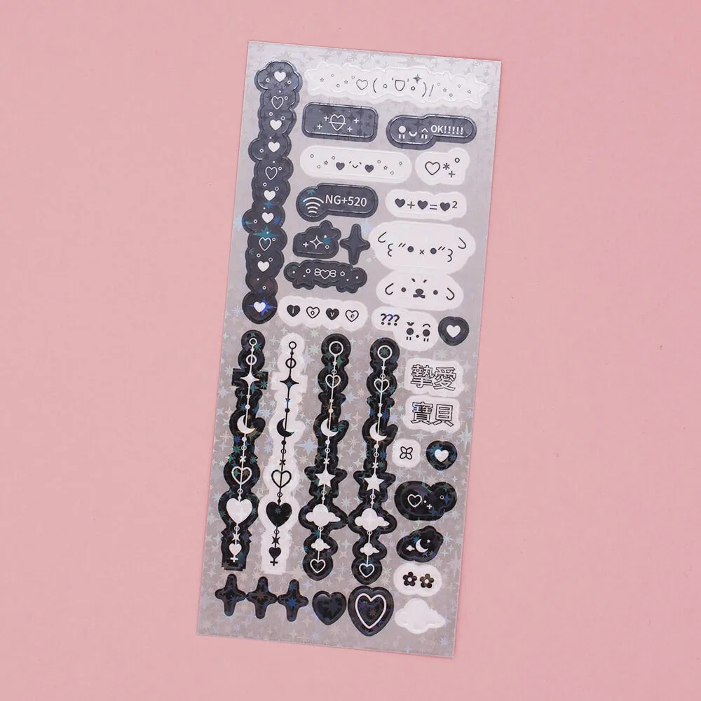 Kaomoji Dreamy Deco Stickers