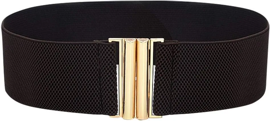 Lady Dress Belts Waist Fashion Wide Women Belt Elastic Stretch Buckle Wide Belt Heavy Weight Title Belt Boxing