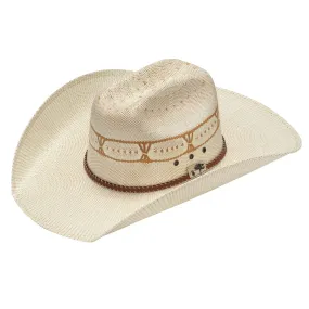M & F Western Ivory & Tan Bangora Hat