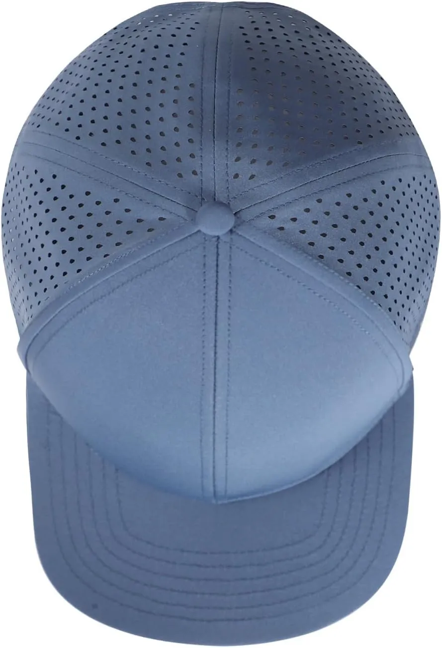 Men's Oversize XXL Baseball Cap Adjustable Performance Snapback Hat Laser Perforated Cap Plus Size for Big Head