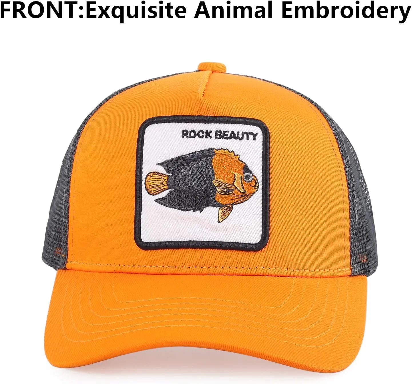 Mens Trucker Hats Mesh Snapback Animal Baseball Hats Unisex Running Sport Cap for Women Men