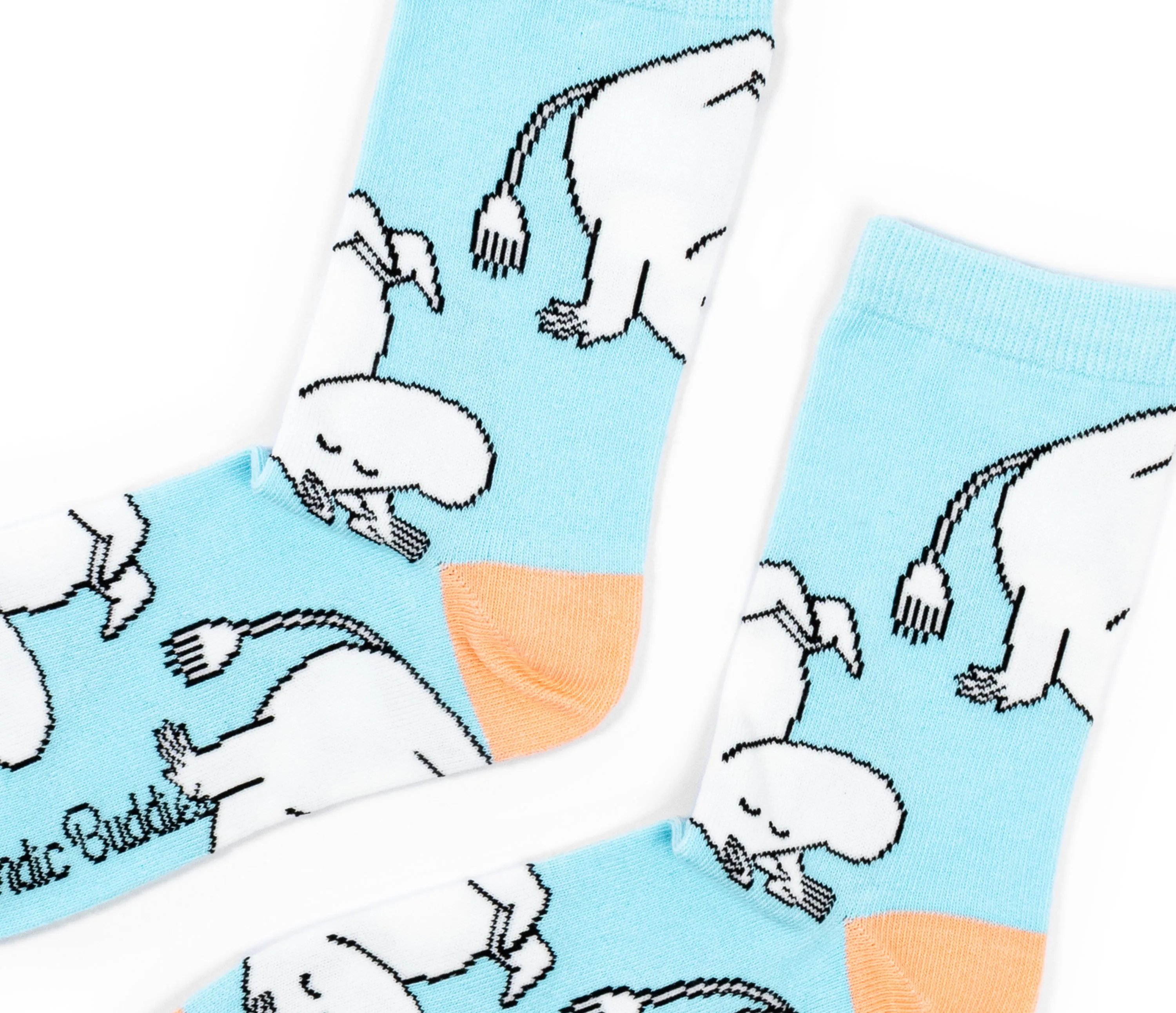 Moomintroll Happiness Ladies Socks - Light Blue