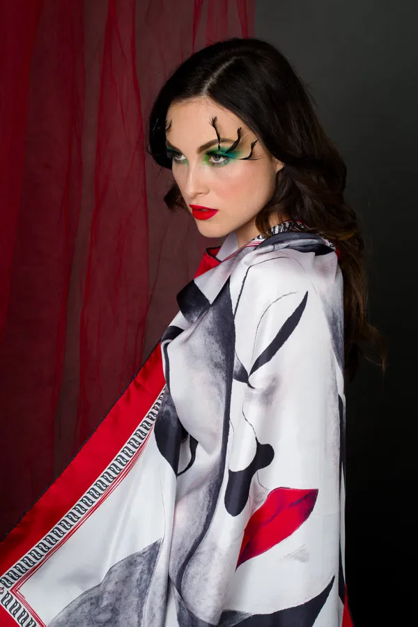 Red Lips Scarf
