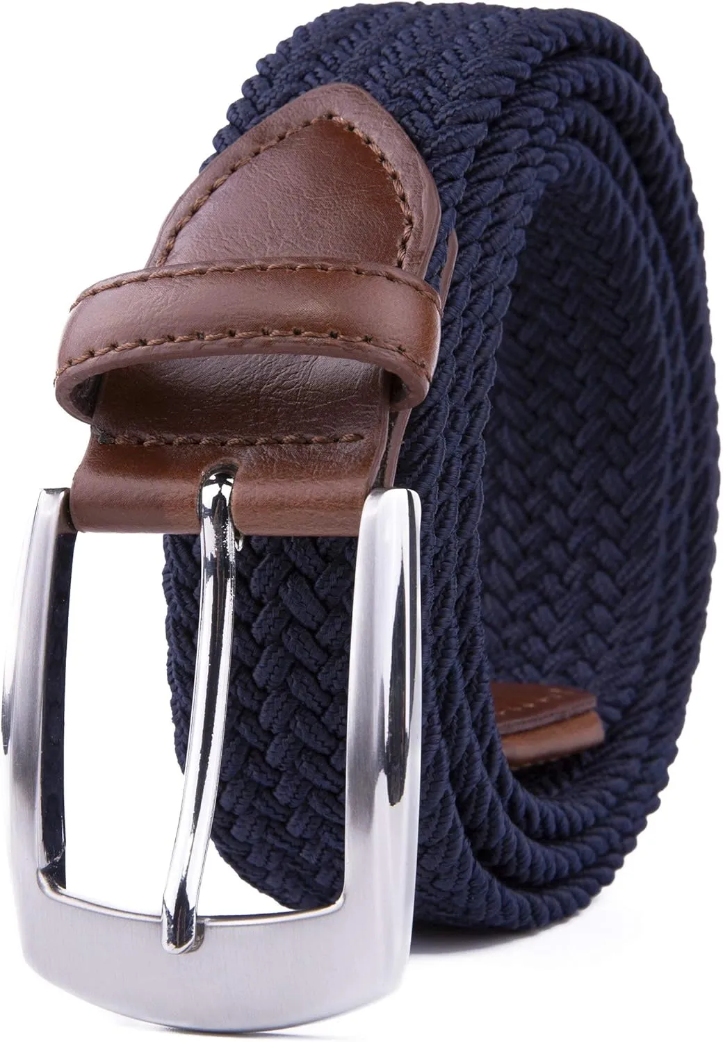 Stretchable Woven Braided Belts for Men & Women, Daily Wear