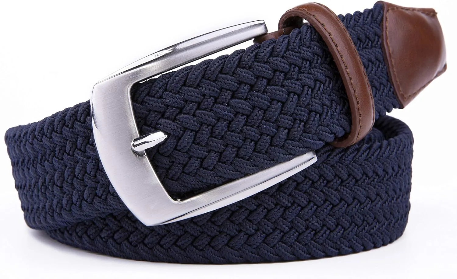 Stretchable Woven Braided Belts for Men & Women, Daily Wear