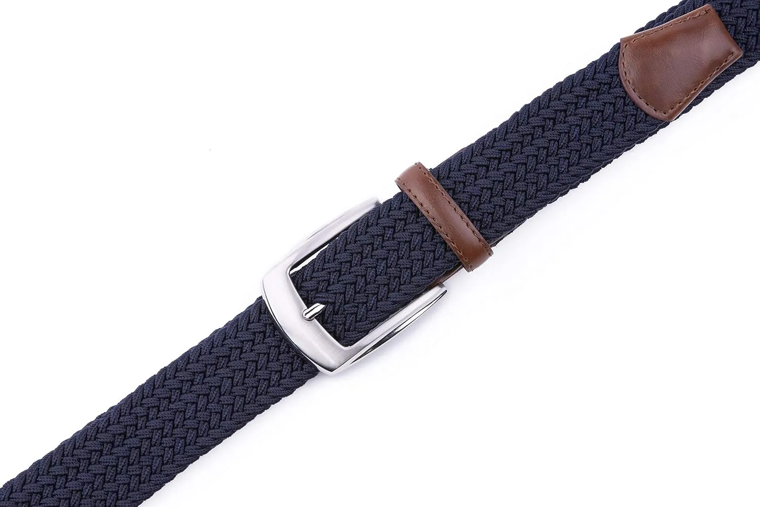 Stretchable Woven Braided Belts for Men & Women, Daily Wear